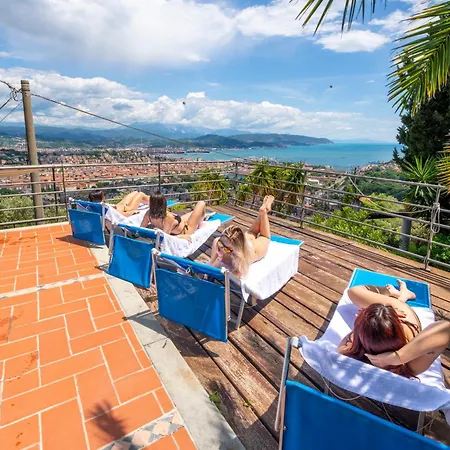 Vila Villa Le Palme-Pool, Garden, Terrace & Sea View *