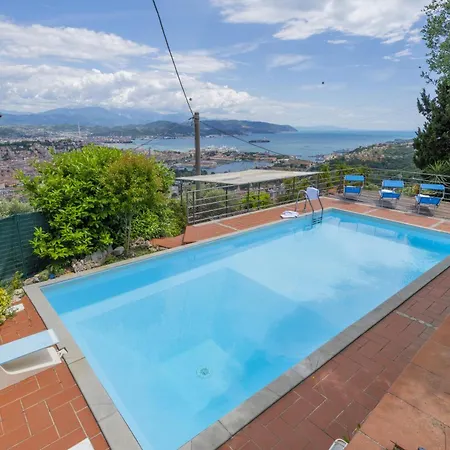Le Palme-pool, Garden, Terrace & Sea View *
